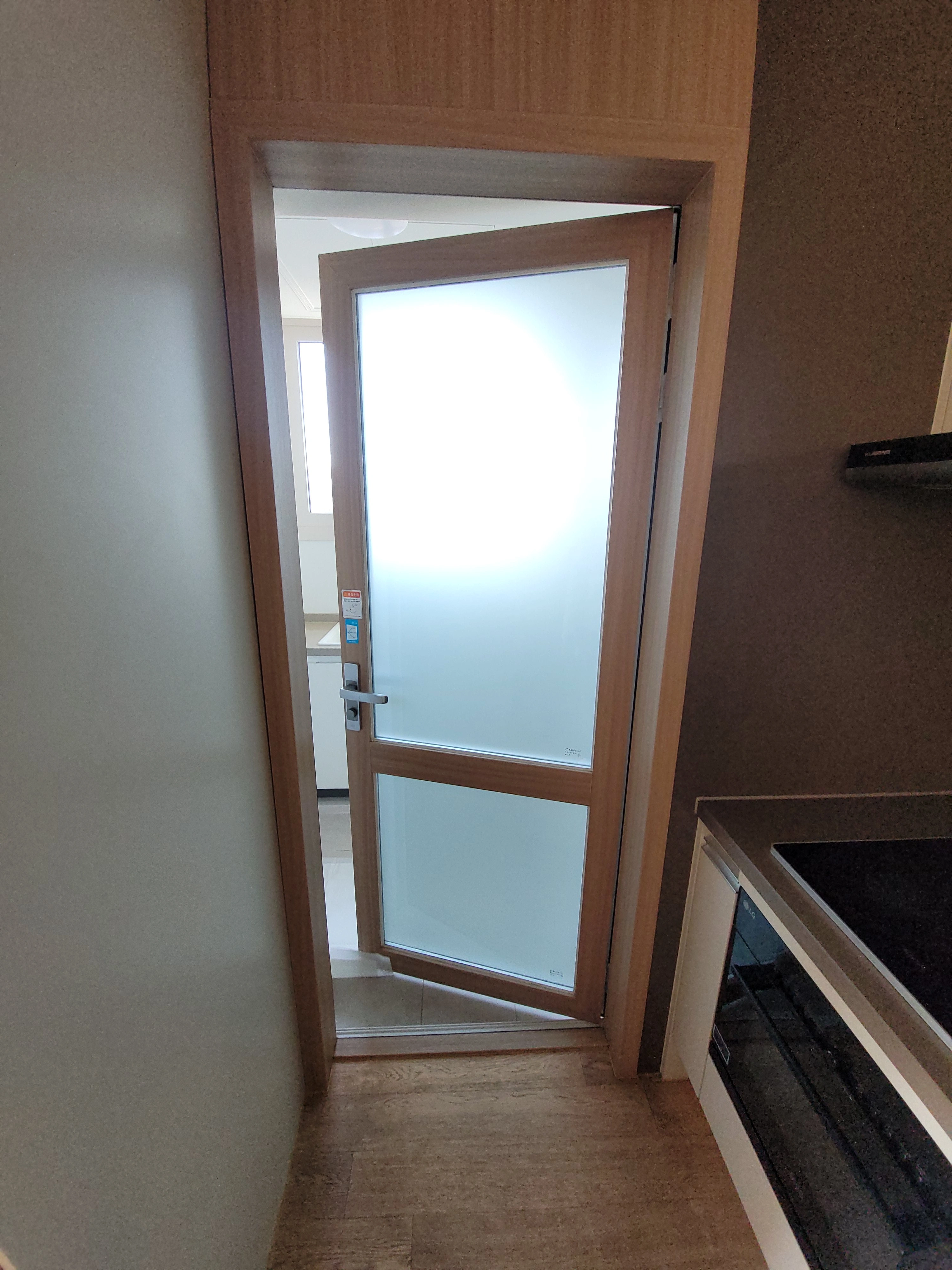 펫도어설치 경기 시공 전