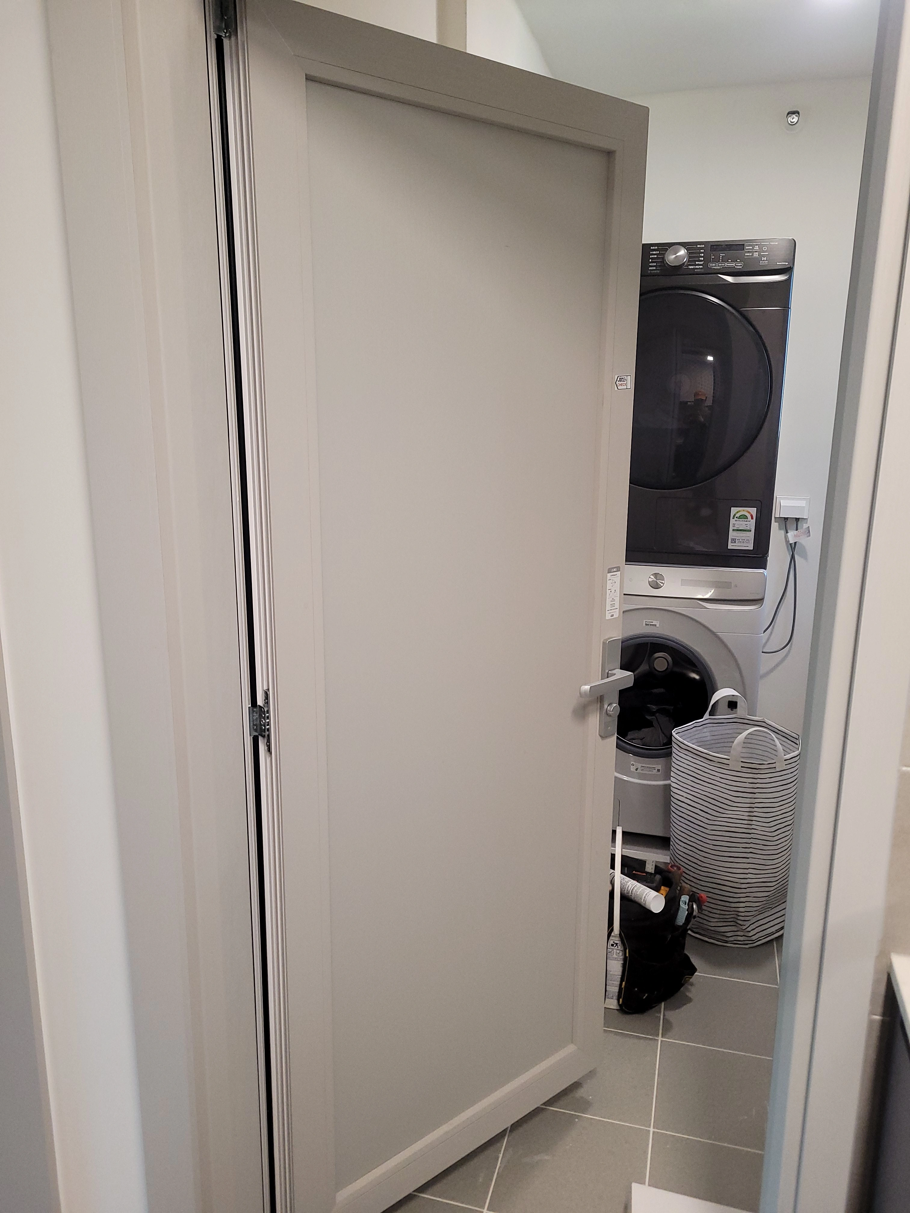 펫도어설치 대구 시공 전